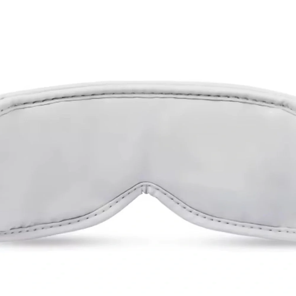 White Eye Massager with Gray Strap